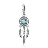 Dream Catcher Pendant Necklace Charm Jewelry Without Chain - SCC961 - Touchy Style