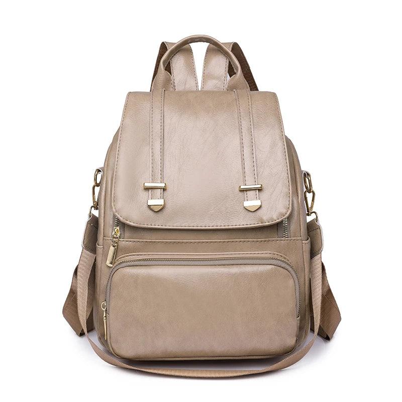 Durable and Stylish Vintage Leather Cool Backpack FN331 - Touchy Style