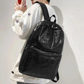 DV1231 Fashion Preppy Style Cool Backpack - PU Leather Bags - Touchy Style .