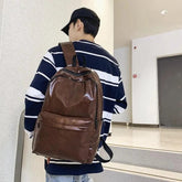 DV1231 Fashion Preppy Style Cool Backpack - PU Leather Bags - Touchy Style .