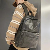 DV1231 Fashion Preppy Style Cool Backpack - PU Leather Bags - Touchy Style .