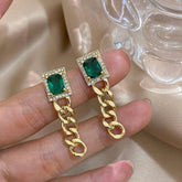 Earrings Charm Jewelry Classic Exaggerated Crystal Fashion LJY0998 - Touchy Style .