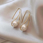 Earrings Charm Jewelry Double Pearl Fashion 