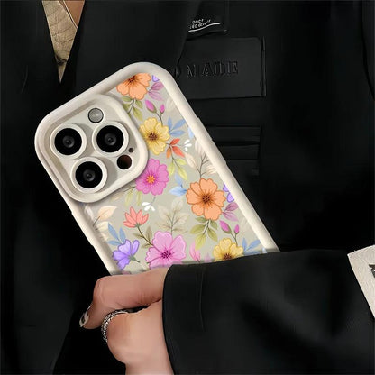 FACPC600 Flower Silicone Cute Phone Case For Huawei Honor 50, 90, 20, 9X Pro, X9, X30, Y9 Prime 2019, and Magic 5 Pro models - Touchy Style