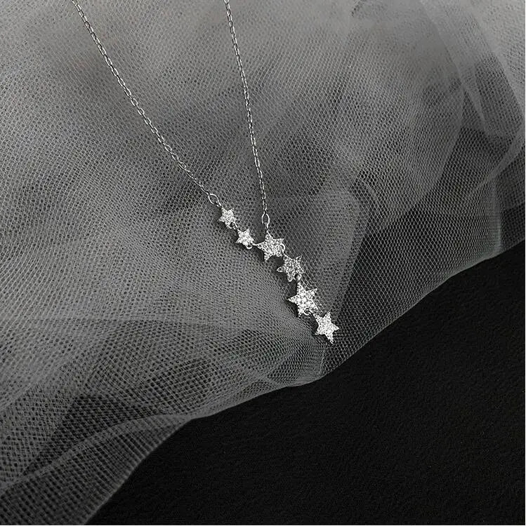 Fashion 7 Stars Necklaces Charm Jewelry - Touchy Style