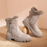 Fashion Chunky Platform Boots - Women&