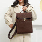 Fashion Cool Backpack QC427 - Vintage Leather Shoulder Bag - Touchy Style .