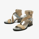 Fashion Cross StrapGladiator Sandals RX349 - Women&