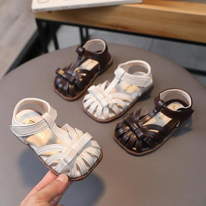 Fashion Cut Out Soft Sandals for Toddler Baby Girls: TF259 Casual Shoes - Touchy Style