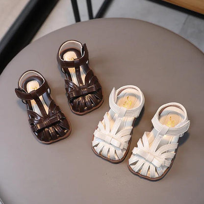 Fashion Cut Out Soft Sandals for Toddler Baby Girls: TF259 Casual Shoes - Touchy Style