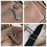 Fashion Leather College Bags - Women&