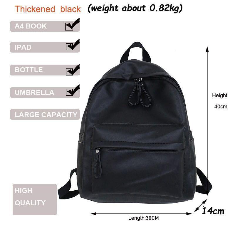 Fashion Leather Shoulder Bag - Cool Backpack QB333 - Touchy Style