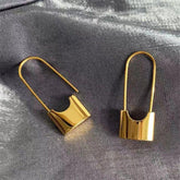 Fashion Metal Lock Unusual Earrings Charm Jewelry XYS0216 - Touchy Style