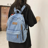 Fashion Soft Canvas Cool Backpack UCBQR31 Trendy Travelbags - Touchy Style .