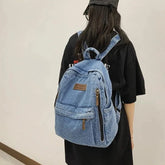 Fashion Soft Canvas Cool Backpack UCBQR31 Trendy Travelbags - Touchy Style .