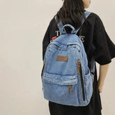 Fashion Soft Canvas Cool Backpack UCBQR31 Trendy Travelbags - Touchy Style .