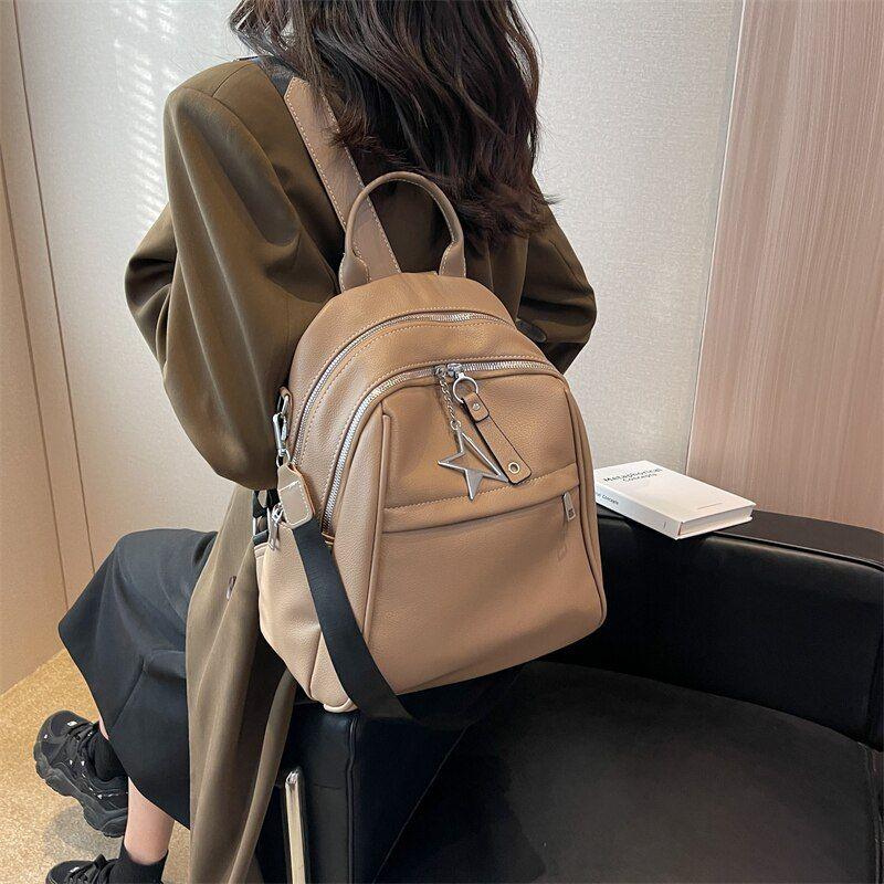 Fashion Women Cool Backpack RB541 Luxury Soft Leather School Bags - Touchy Style