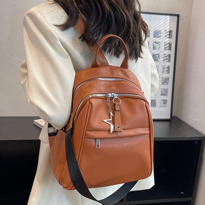 Fashion Women Cool Backpack RB541 Luxury Soft Leather School Bags - Touchy Style