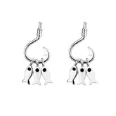 Fish Hook Dangle Earrings Charm Jewelry - SCE789 - Touchy Style