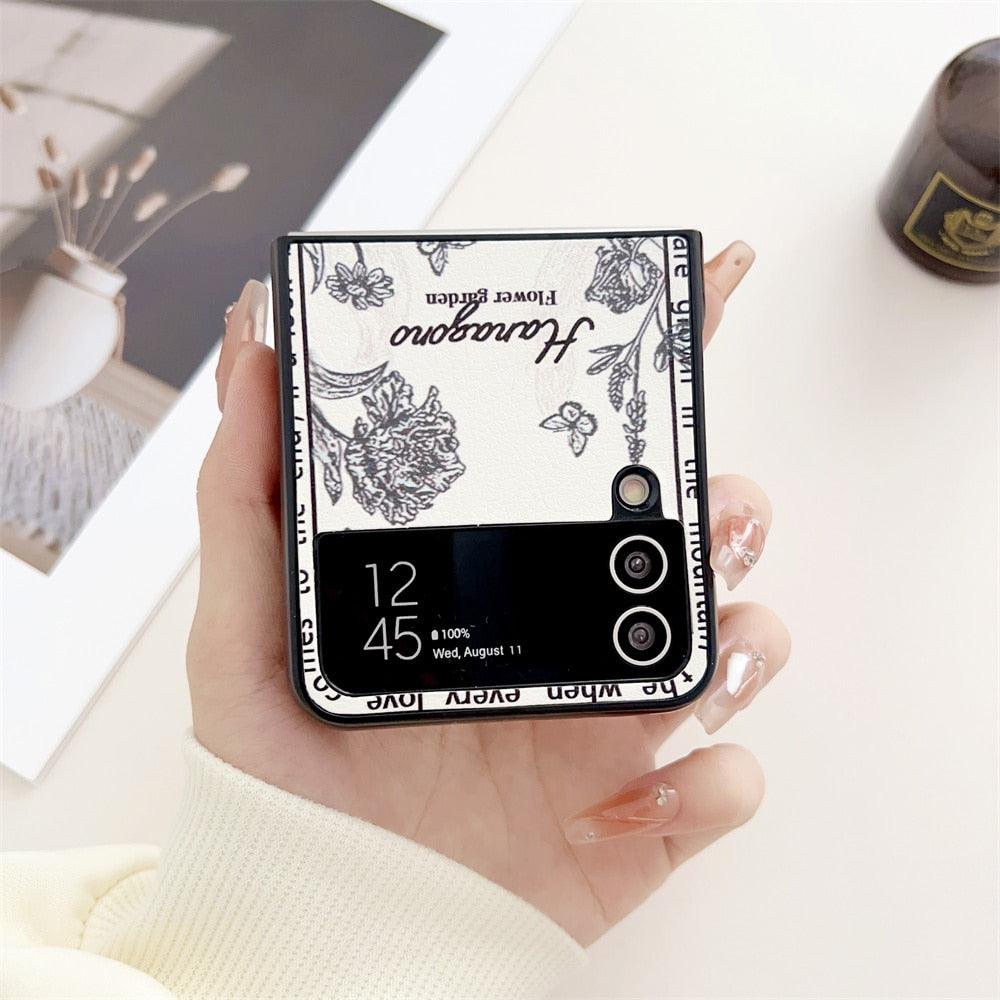Cute Coffee Rendering Pattern Phone Case for Galaxy Z Flip 3, Z Flip 4, Z  Flip 5 - ZFlip 3, 4, 5