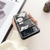 Flower Butterfly Design Cute Phone Case: PC Cover for Galaxy Z Flip 3/4 Clamshell - Touchy Style .