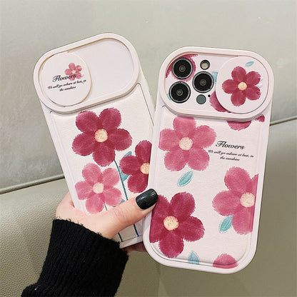 Cherry Blossom Wallet Phone Case for iPhone 14 Pro Max 13 12 
