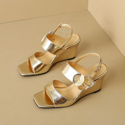 Flowers Leather Sandal - TSS104 Women&