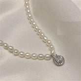 Freshwater Square Pearl Multilayer Necklace Charm Jewelry YSS0411 - Touchy Style .