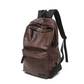 FZ54790H Cool Backpack - Leather Large Capacity Schoolbag For Laptop - Touchy Style