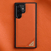 Galaxy S22 Ultra Plus Business Cover: Cute Leather Phone Case - Touchy Style .