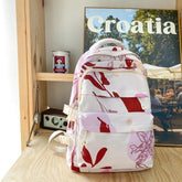 GC252: Comfortable, Stylish, Floral, Cool Backpack - Girly Fashion - Touchy Style .