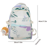 GC252: Comfortable, Stylish, Floral, Cool Backpack - Girly Fashion - Touchy Style .