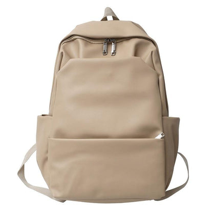 GC337: Large-Capacity, Comfortable, Leather College Cool Backpack - Touchy Style