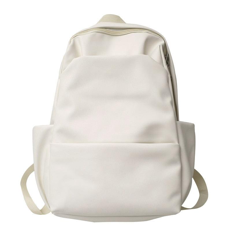 GC337: Large-Capacity, Comfortable, Leather College Cool Backpack - Touchy Style