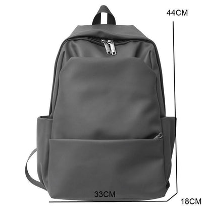 GC337: Large-Capacity, Comfortable, Leather College Cool Backpack - Touchy Style