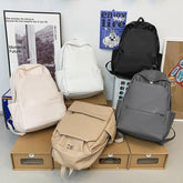 GC337: Large-Capacity, Comfortable, Leather College Cool Backpack - Touchy Style