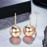 GE66 Dangle Earrings Charm Jewelry - Cut Out Ball Design - Touchy Style