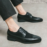 Genuine Leather Oxfords for Formal and Casual Men&