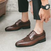 Genuine Leather Oxfords for Formal and Casual Men&