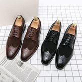 Genuine Leather Oxfords for Formal and Casual Men&