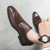 Genuine Leather Oxfords for Formal and Casual Men&