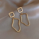 Geometric Hollow Out Metal Dangle Long Earrings Charm Jewelry XYS0111 - Touchy Style