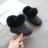 Girl Children Toddler Casual Shoes Fur Boots 