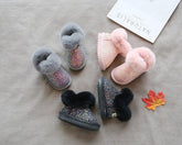 Girl Children Toddler Casual Shoes Fur Boots 