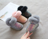 Girl Children Toddler Casual Shoes Fur Boots 