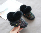 Girl Children Toddler Casual Shoes Fur Boots 