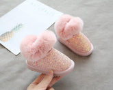 Girl Children Toddler Casual Shoes Fur Boots 