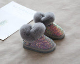 Girl Children Toddler Casual Shoes Fur Boots 