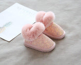 Girl Children Toddler Casual Shoes Fur Boots 