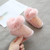 Girl Children Toddler Casual Shoes Fur Boots 